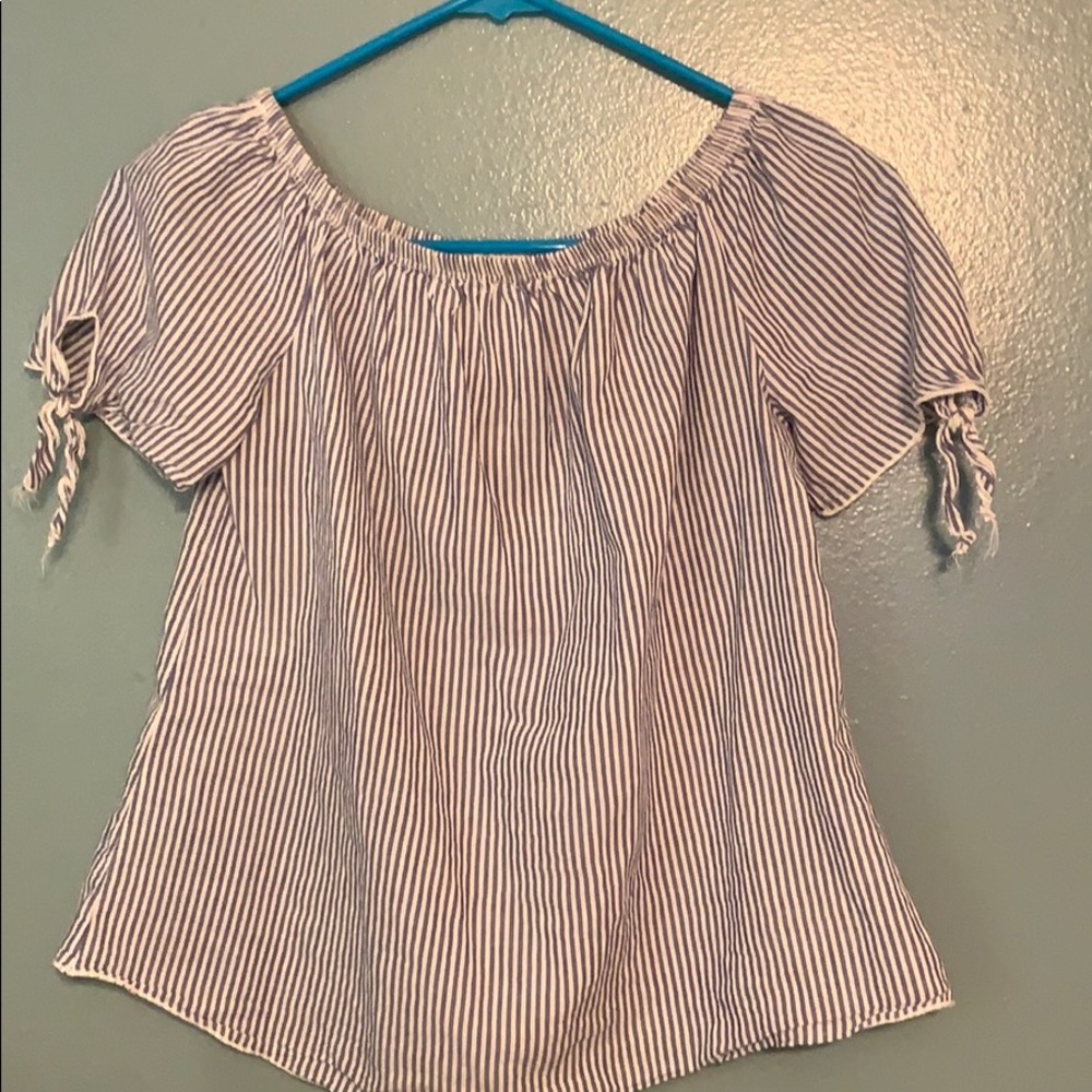 Off the shoulder shirt